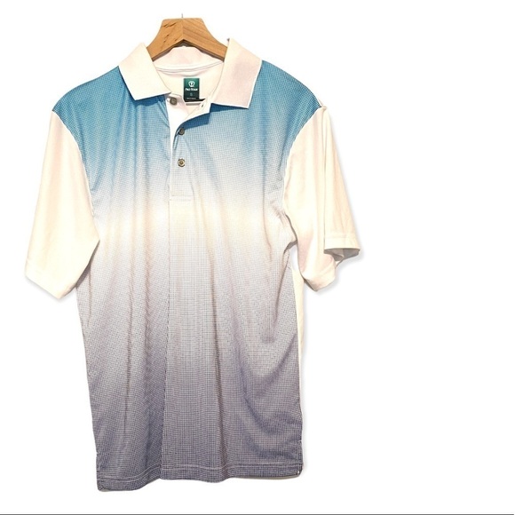 NWT PRO TOUR golf PGA breaker print POLO shirt size small - Picture 2 of 6
